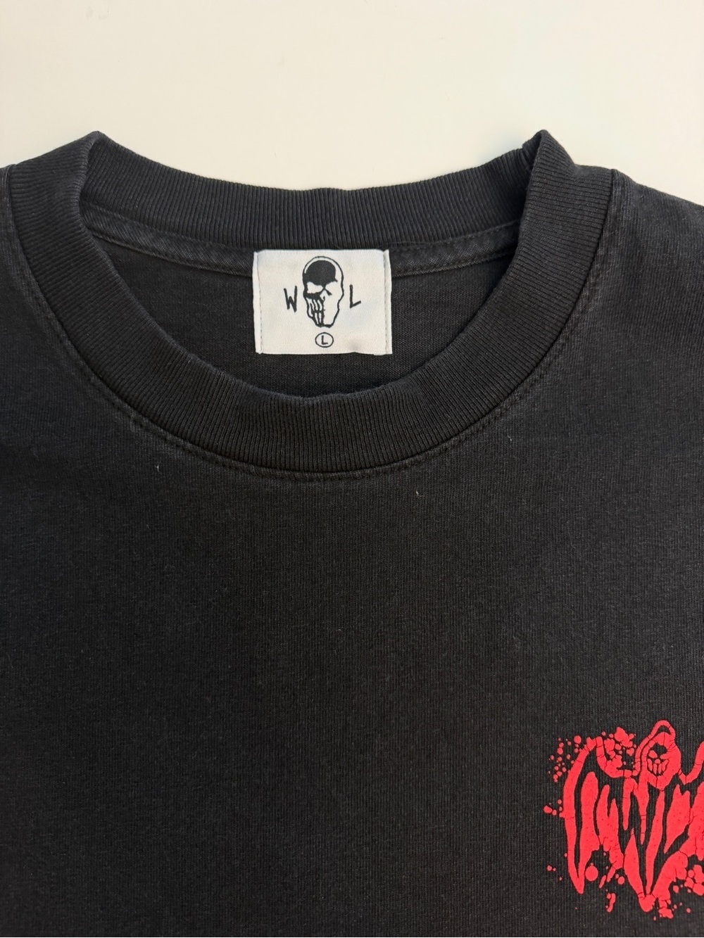 Warren Lotas Bloody Bat T-Shirt, Size Large - Picture 3 of 5